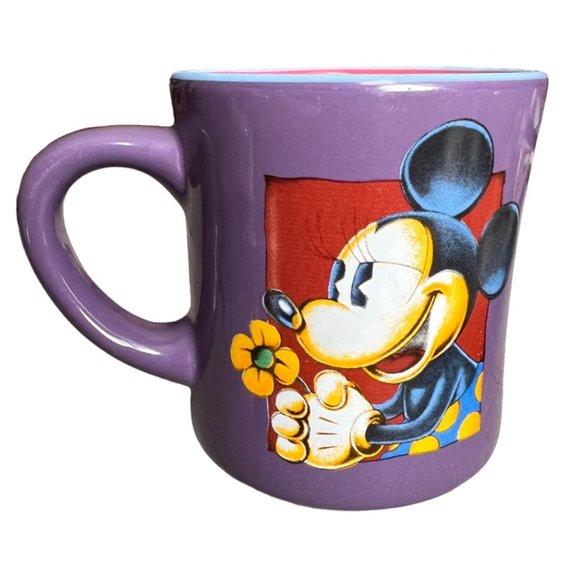 HTF Vtg Disney MINNIE MOUSE Mug Cup Early 90s Ceramic Collectible Thailand Daisy - Picture 4 of 10